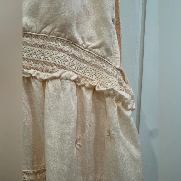 Free People Lily of The Valley Midi Dress - Peachy Keen - Xs - Picture 5 of 16